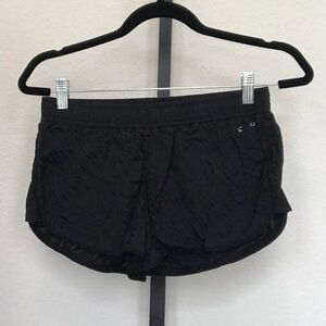Lorna Jane Textured Black Running Shorts